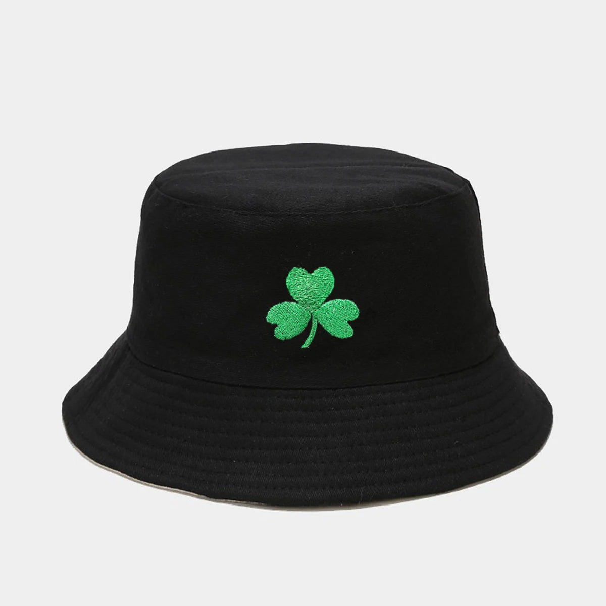 “Shamrock” Fashionable Embroidered Fashionable Fisherman Hat Bucket Hats For Men Women