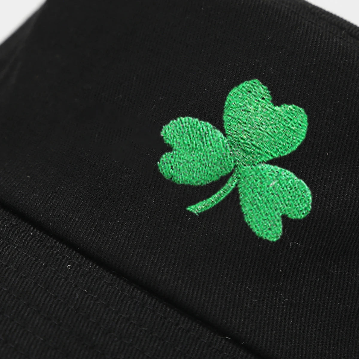 “Shamrock” Fashionable Embroidered Fashionable Fisherman Hat Bucket Hats For Men Women