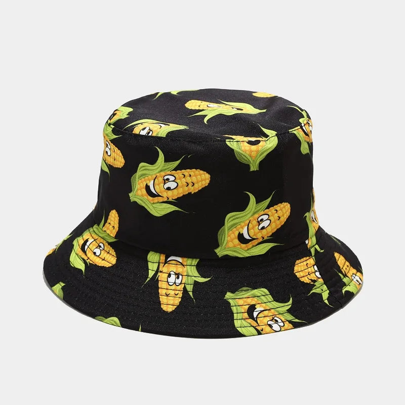 Wholesale Bucket Hat Various Vegetable Pattern