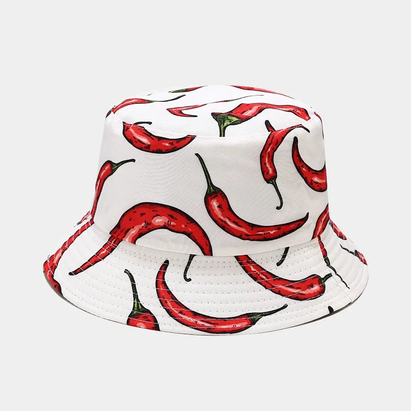 Wholesale Bucket Hat Various Vegetable Pattern
