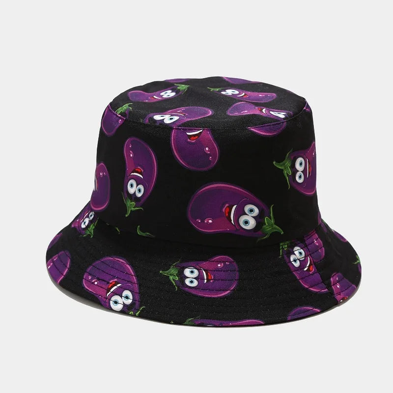 Wholesale Bucket Hat Various Vegetable Pattern
