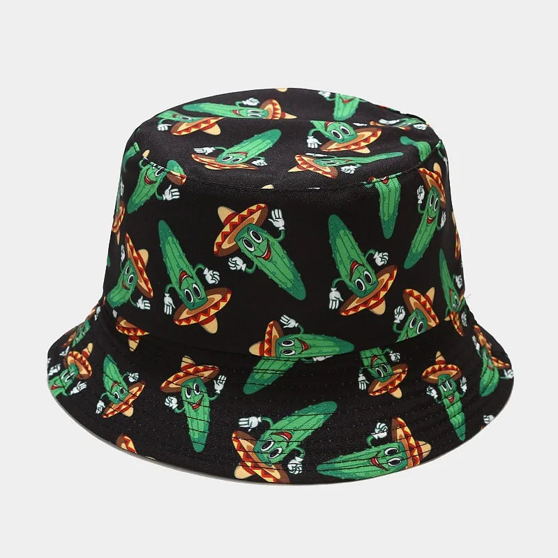 Wholesale Bucket Hat Various Vegetable Pattern