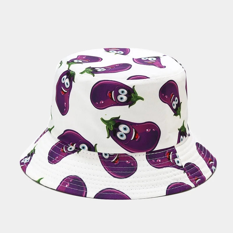 Wholesale Bucket Hat Various Vegetable Pattern