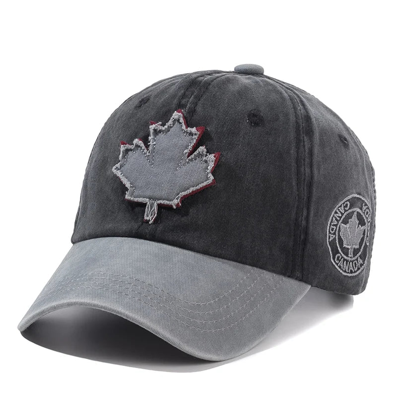 Unisex Washed Cotton Vintage Cap Canada Big