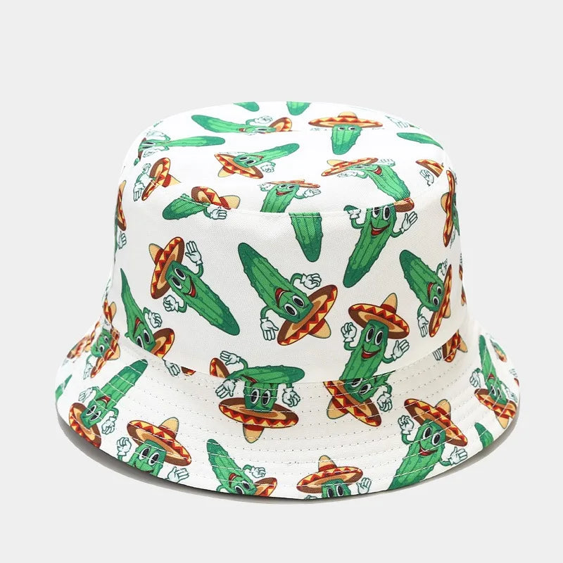 Wholesale Bucket Hat Various Vegetable Pattern