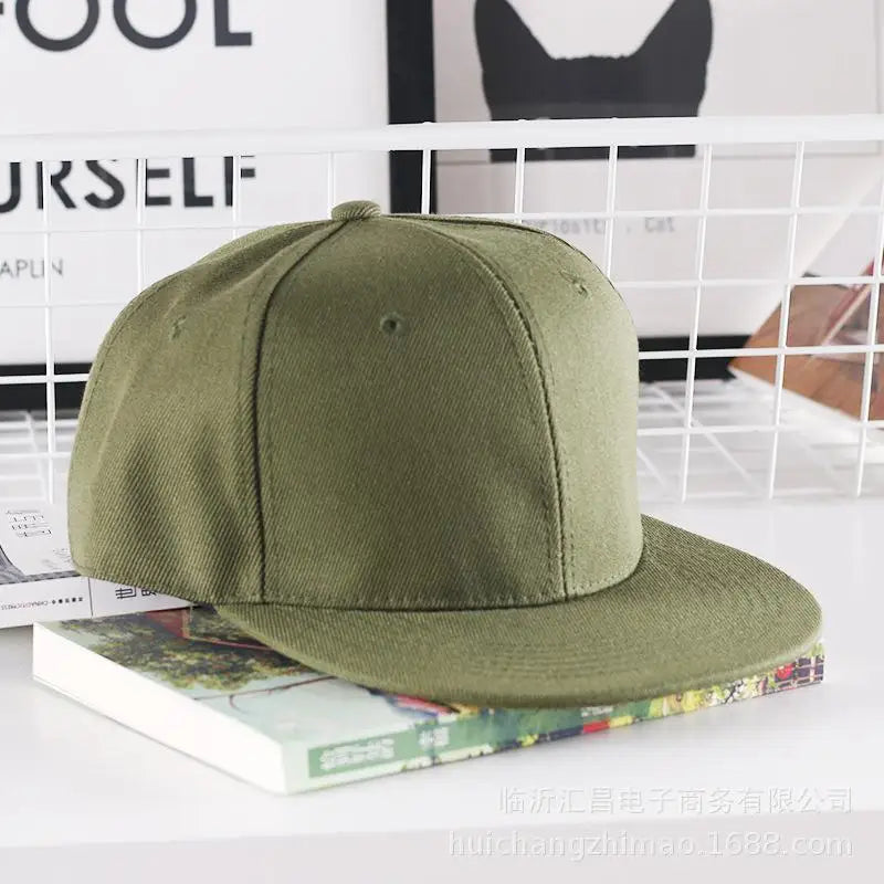 Solid Hip Hop Cap For Men Snapback Hat