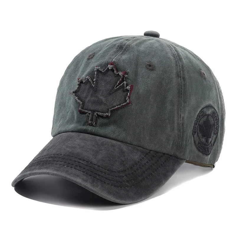 Unisex Washed Cotton Vintage Cap Canada Big