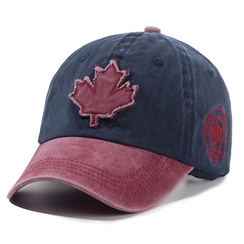 Unisex Washed Cotton Vintage Cap Canada Big