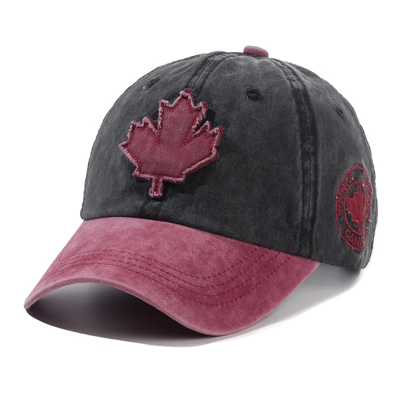 Unisex Washed Cotton Vintage Cap Canada Big