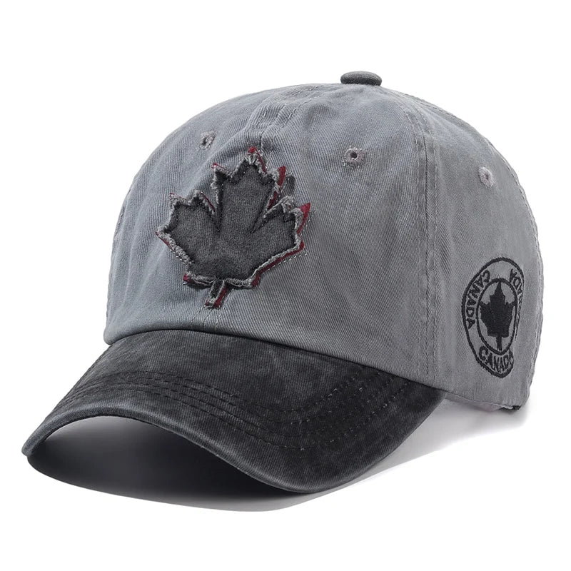Unisex Washed Cotton Vintage Cap Canada Big