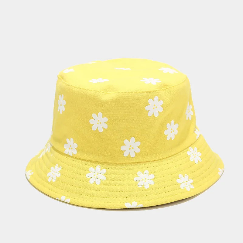 Seasons Cotton Flower Print Bucket Hat