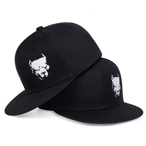 Unisex Dog Head Embroidery Embroidery Hip-hop Hats