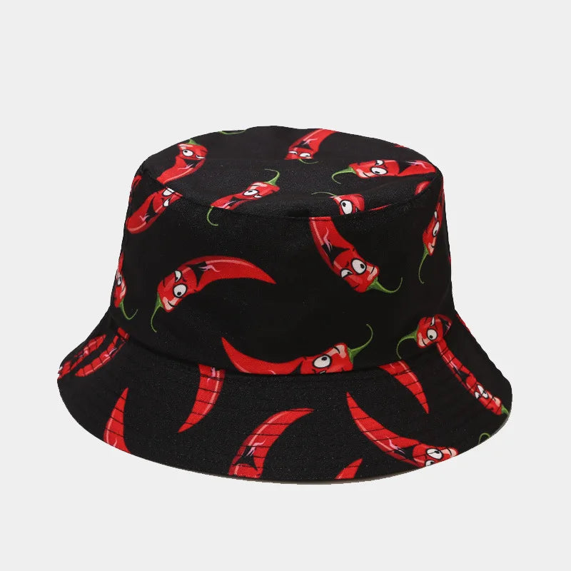Wholesale Bucket Hat Various Vegetable Pattern
