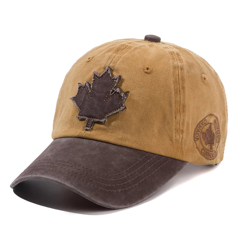Unisex Washed Cotton Vintage Cap Canada Big