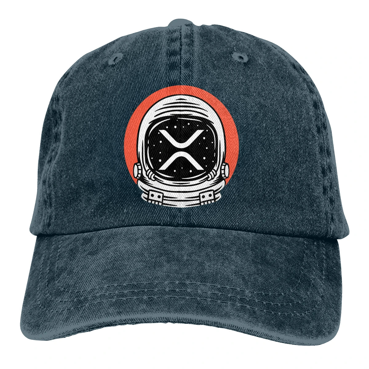Baseball Cap Moon - To The MOON Washed Cotton