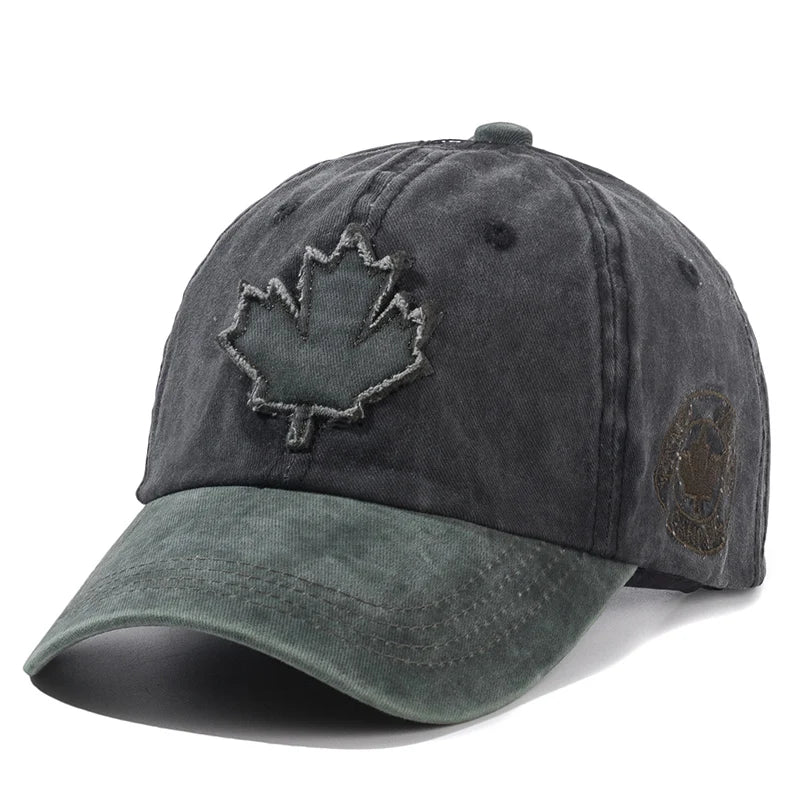 Unisex Washed Cotton Vintage Cap Canada Big
