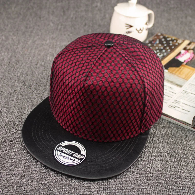 5 Colors Plastic Triangle Hip Hop Hat Snapback Cap For Men And Women