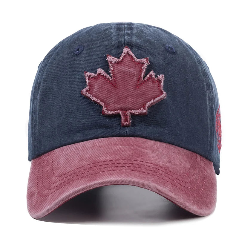 Unisex Washed Cotton Vintage Cap Canada Big