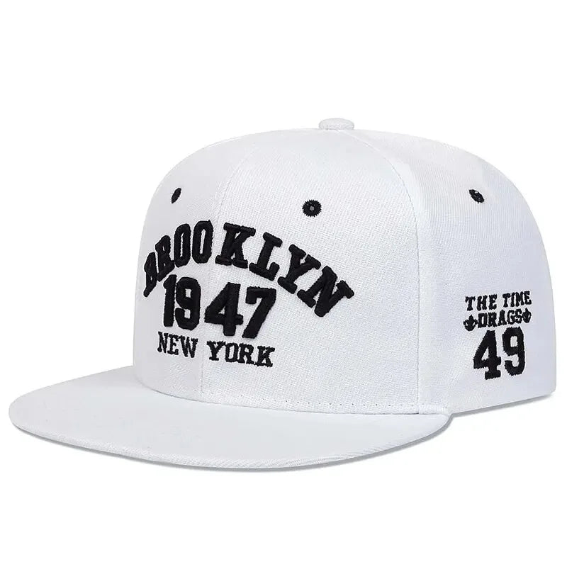 1PC 1947 Embroidery Snapback Hat High Quality Baseball Cap