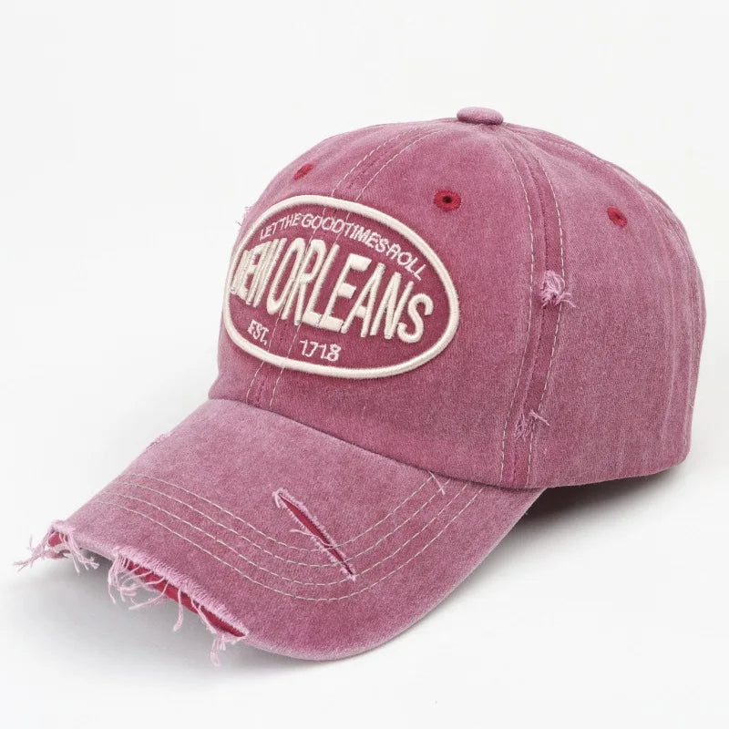 Unisex Washed Cotton Baseball Cap