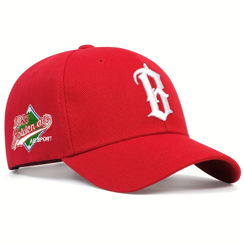 Unisex Letter B Side 1988 Embroidery Baseball Cap