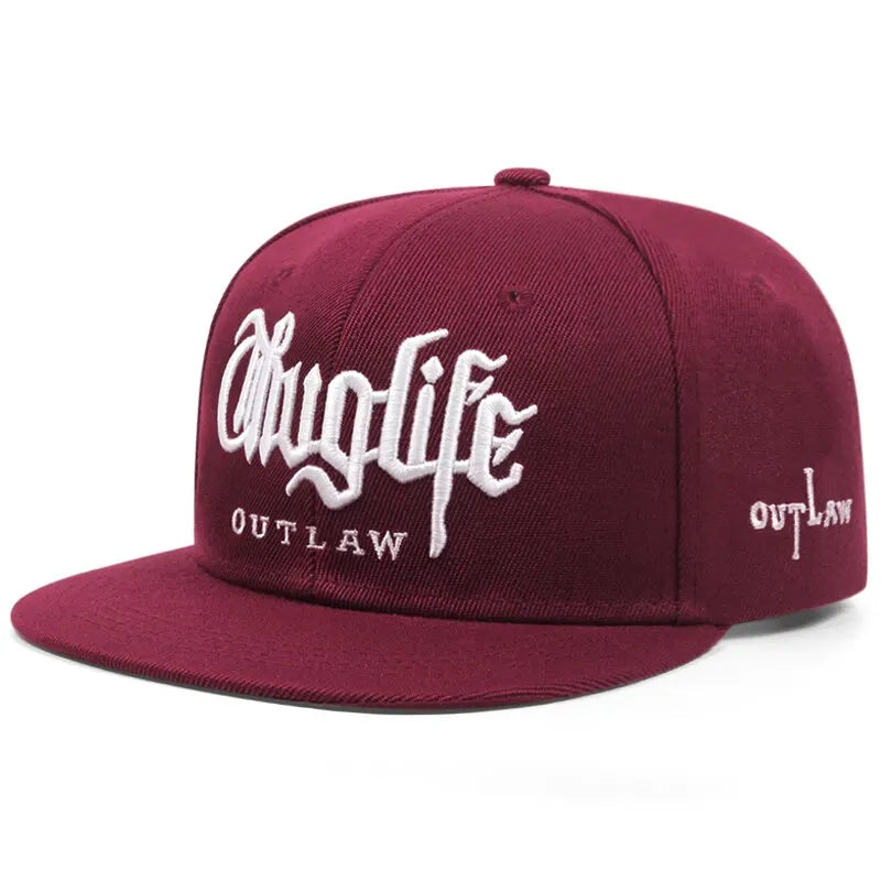 Fashion Fastball CAP ThugLife Embroidery HipHop Baseball Cap Snapback Hat