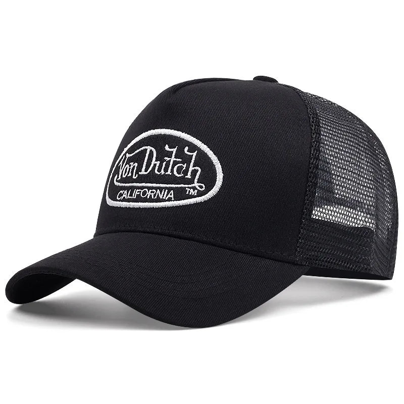 ON Baseball Cap Breathable Shade Alphabet Embroidery Sunblock Mesh Embroidered DUTCH