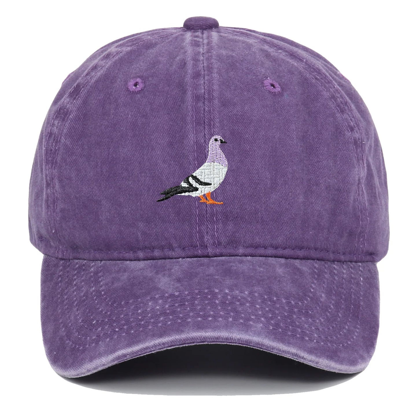 Baseball Cap Suitable For All Seasons, Pigeon Embroidery Pattern, Men's And Women's Daily Casual Fashion