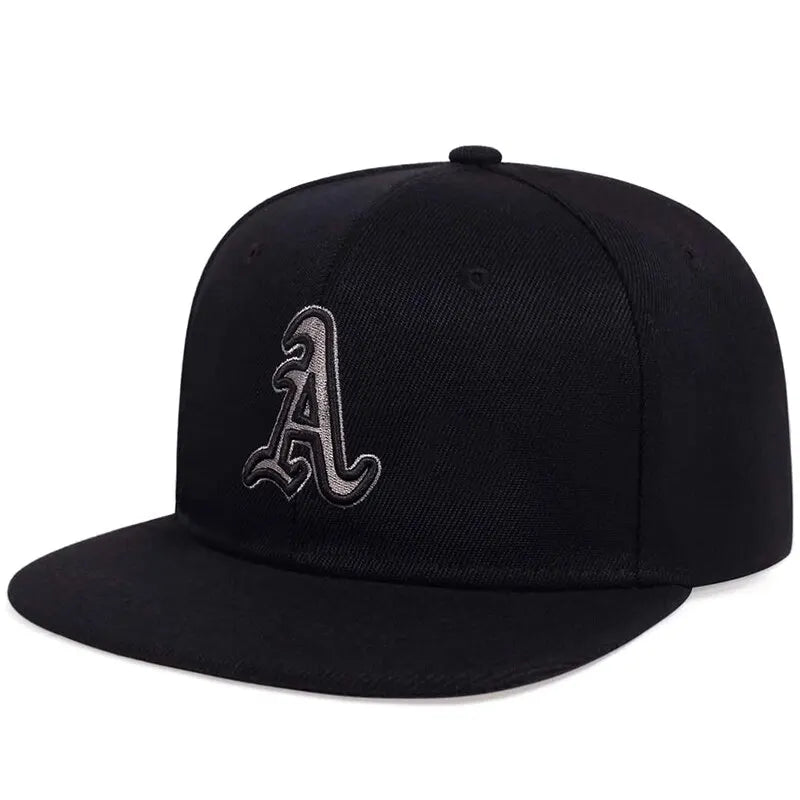 Unisex Gothic Alphabet Embroidery Hip-Hop Hats Baseball Caps Sunscreen Hat Snapback Caps