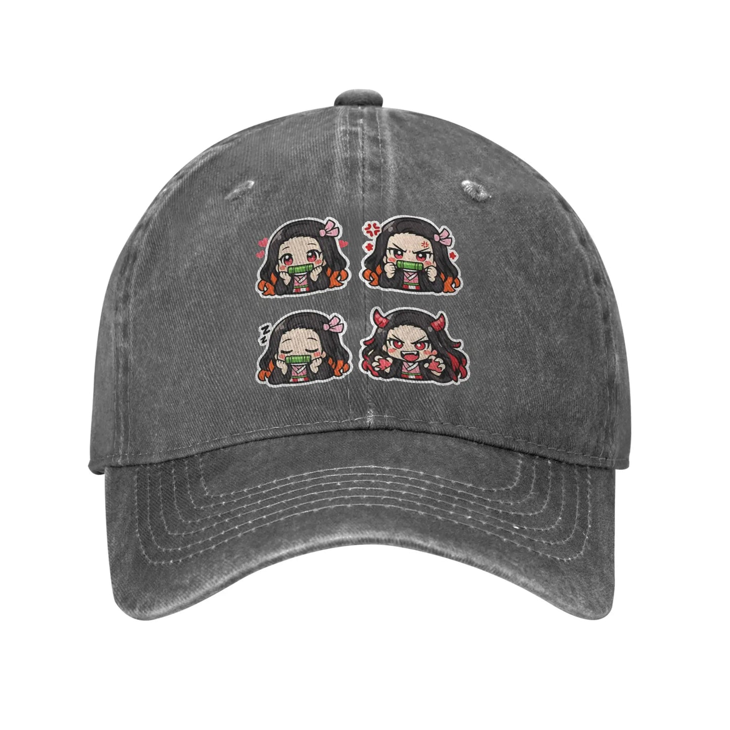 Chibi Nezuko Kamado Baseball Caps Peaked Cap Demon Slayer