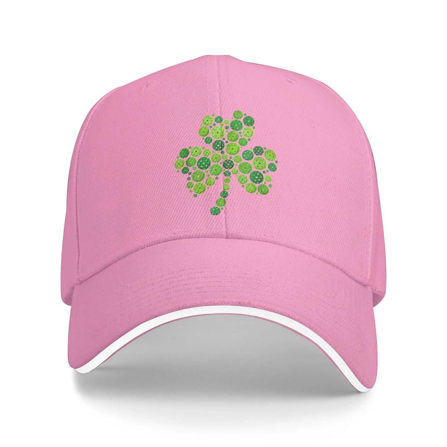 Pickleball Shamrock St Patricks Day Pickleball Baseball Cap