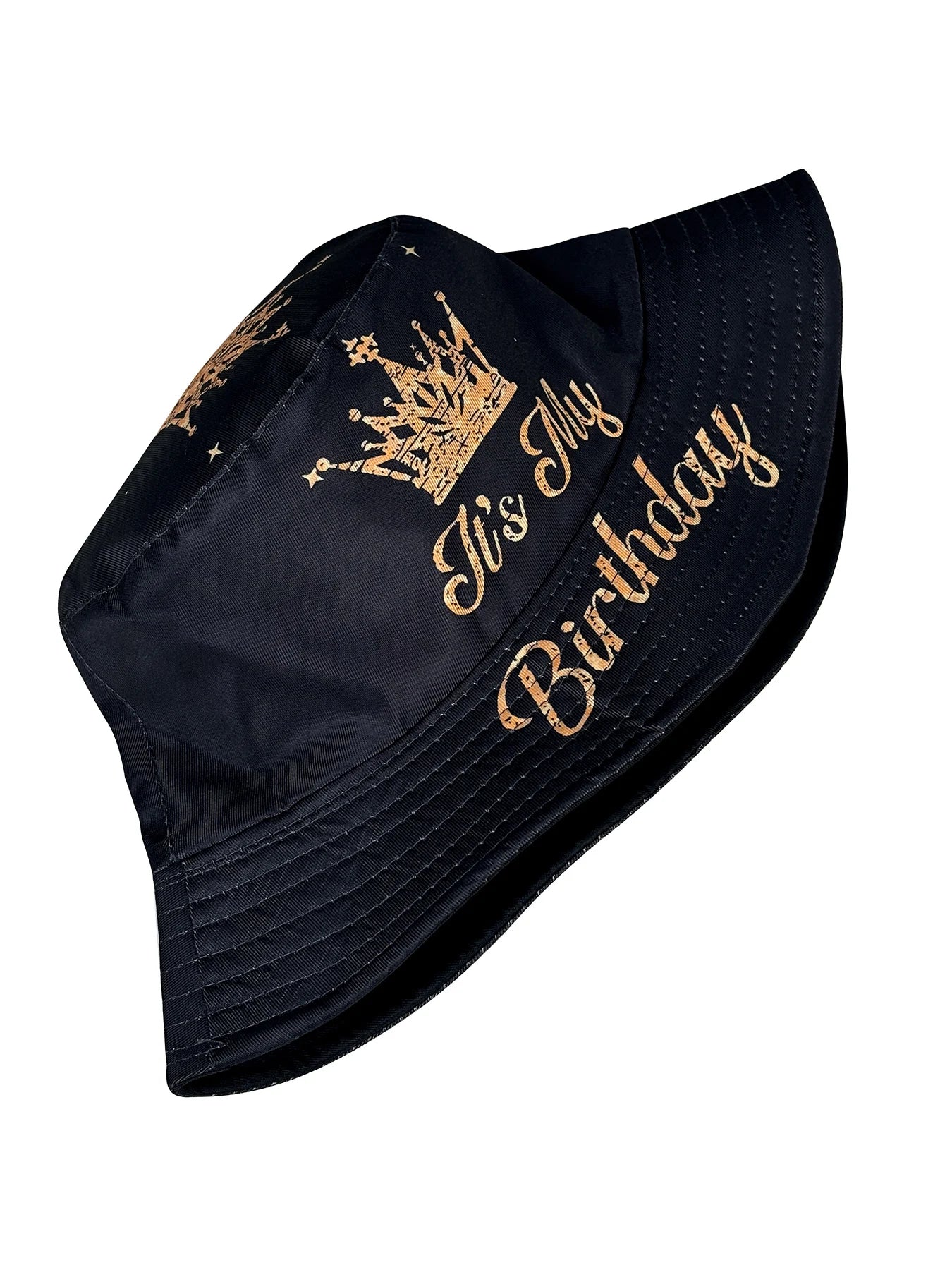 Birthday Party Crown Pattern Bucket Hats