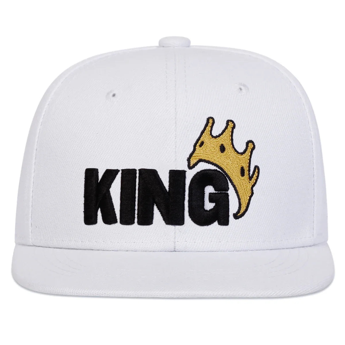 Unisex KING Crown Embroidery Hip-hop Hats Baseball Caps Snapback Caps