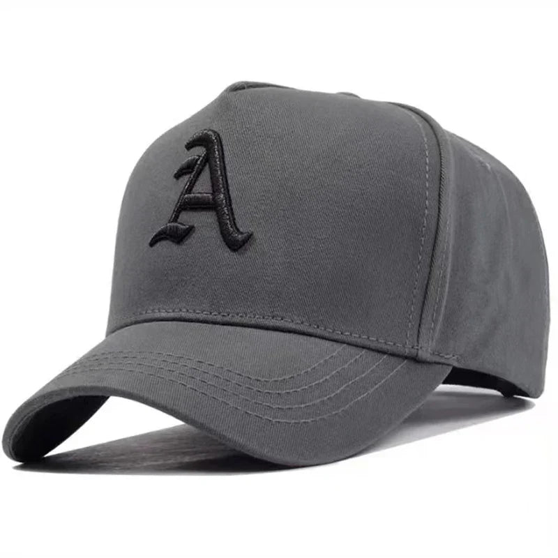 Unisex A Letter Embroidery Baseball Caps