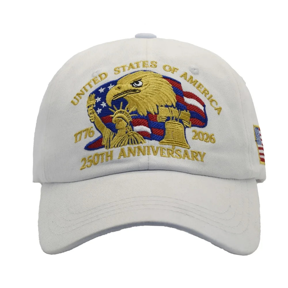 American 250th Anniversary Cap Unisex Eagle Graphic Baseball Cap