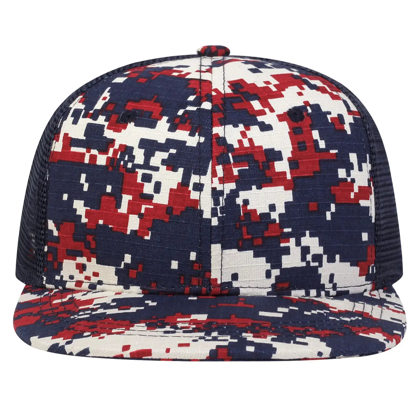 Fashion Hip Hop Baseball Cap Checkered Pattern Print Trucker Caps Cotton Snapback Hat
