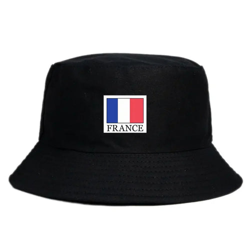 Unisex Reversible Bucket Hat Woman Man France Flag