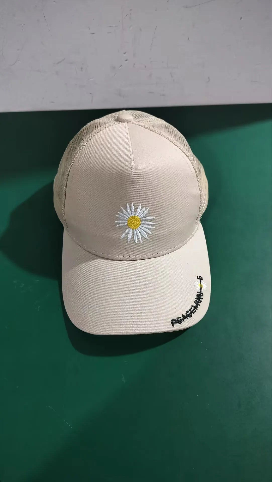 Summer Women Men Flower Embroidered Baseball Cap