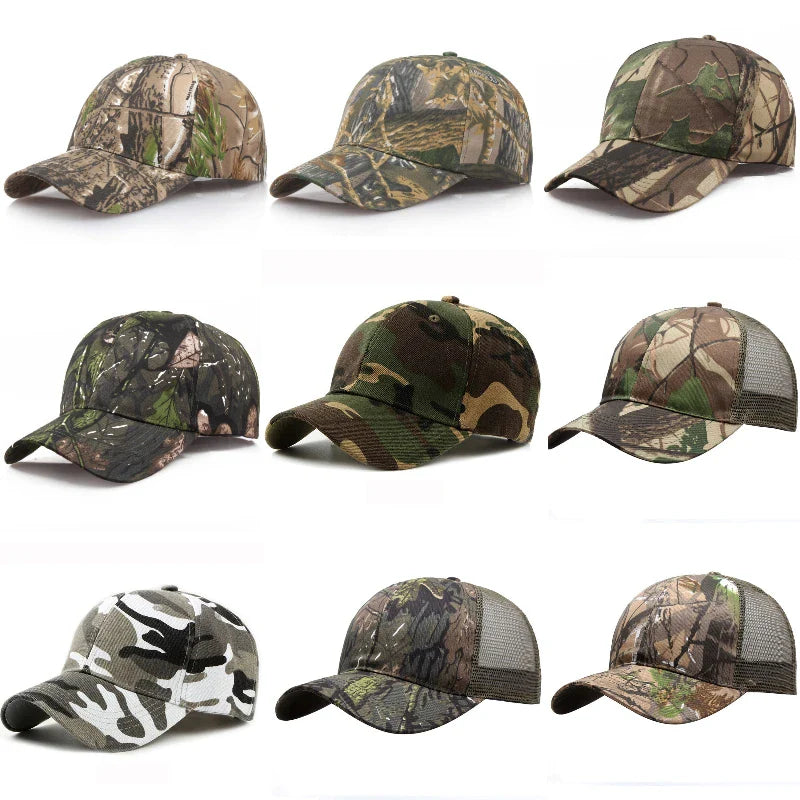 Camouflage Unisex Baseball Men And Women Camouflage Baseball Caps