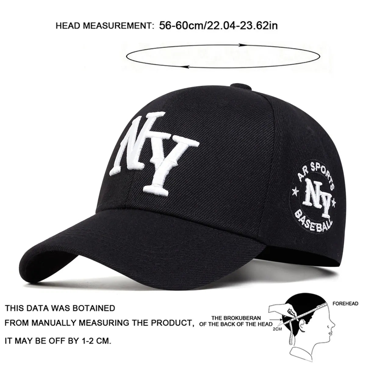 Fashion Letter Embroidery Hip Hop Hats Baseball Caps Sunscreen Hat