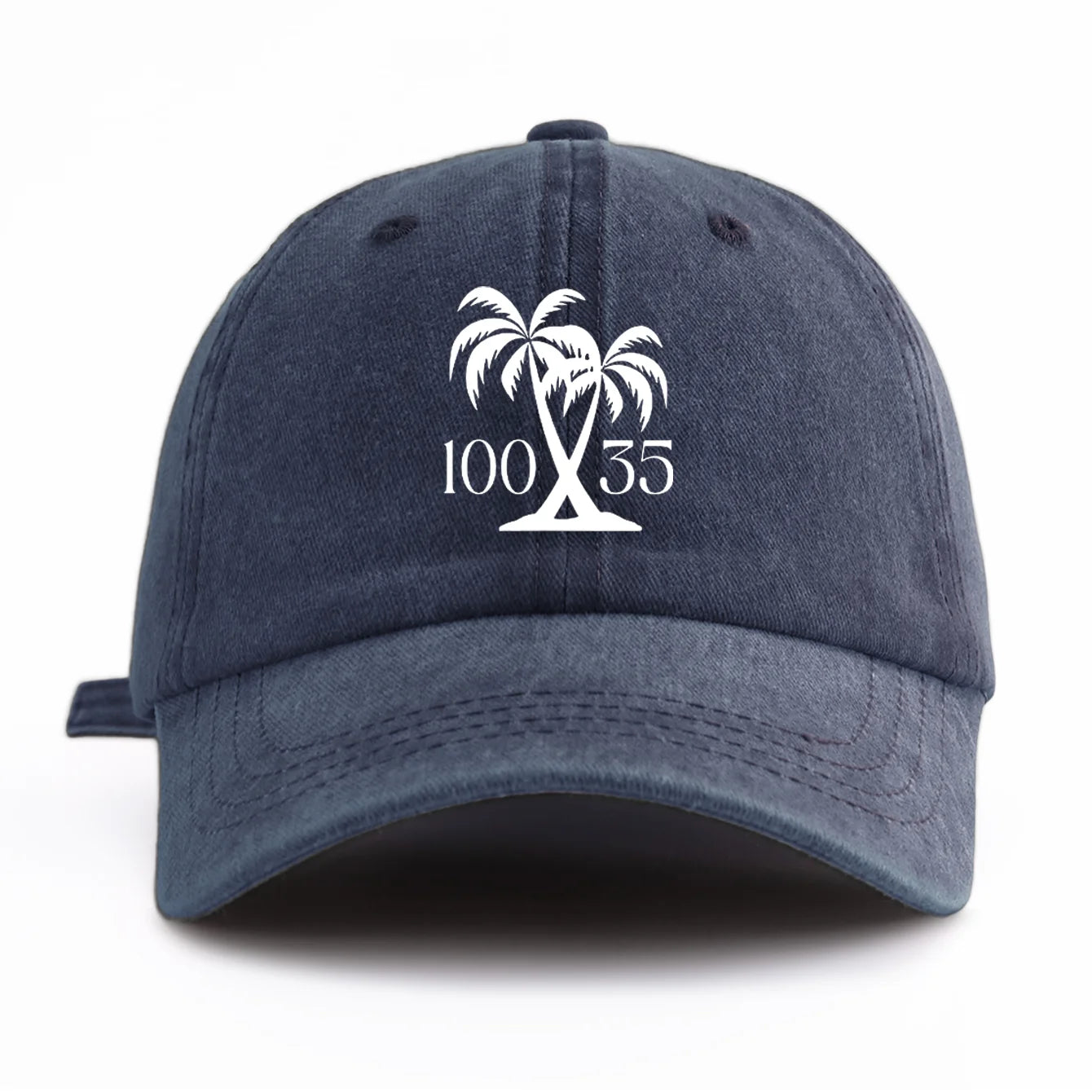 10035 Print Washed Baseball Cap For Adults