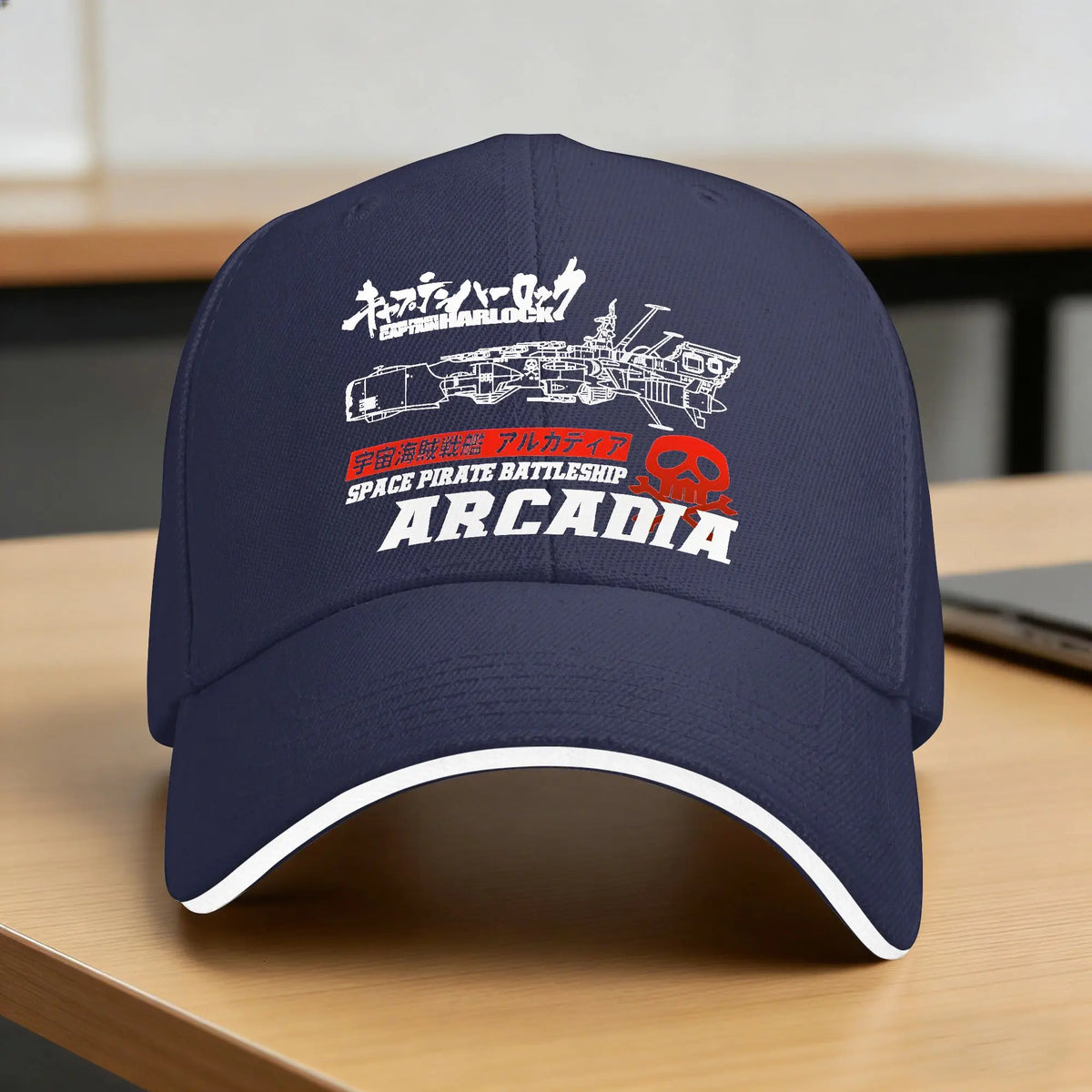 Battleship Arcadia Casual Baseball Cap Captain Harlock