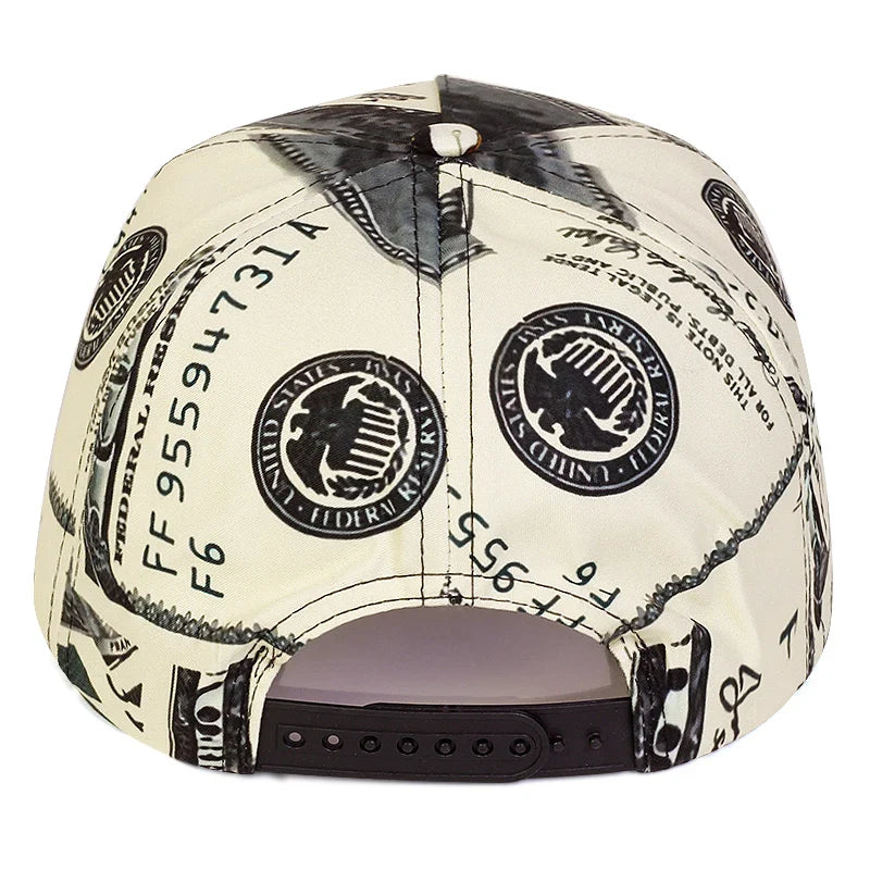 New Fashion Dollar Printing Baseball Cap