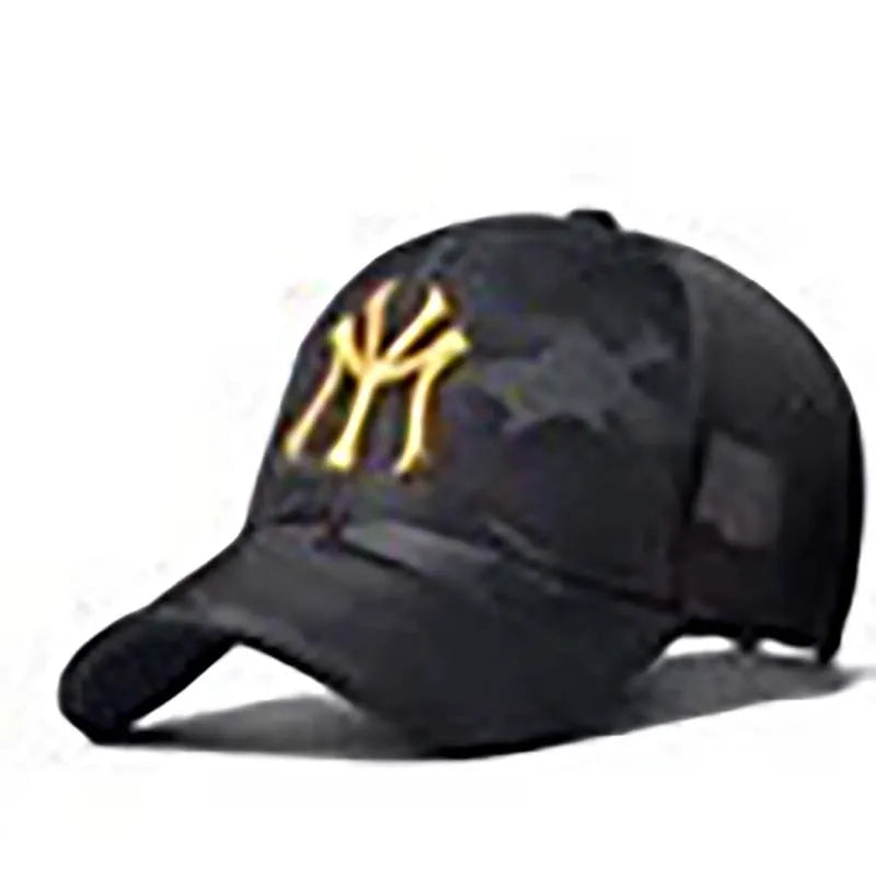 Fashion Letter Embroidery Camouflage Baseball Hats