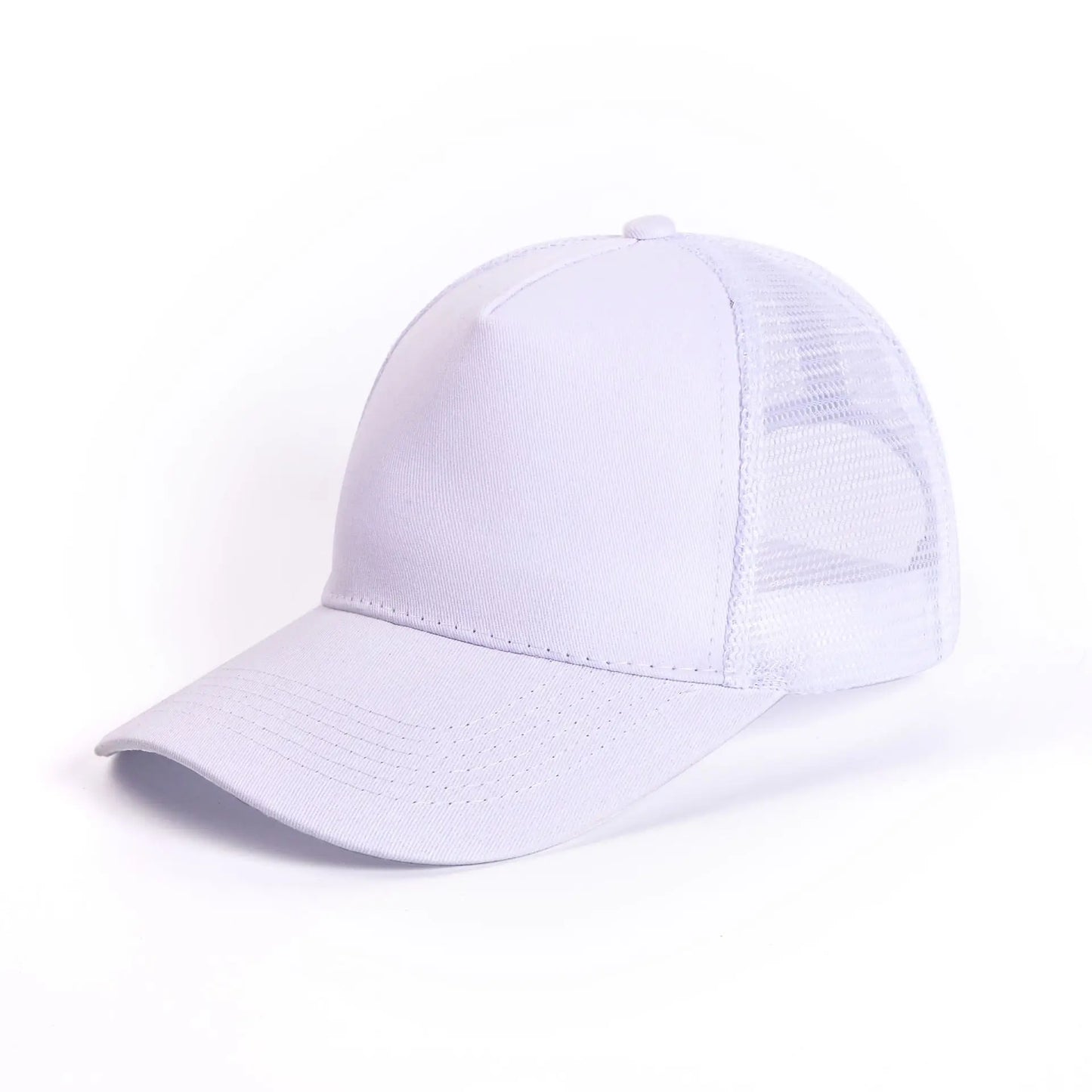 5 Pane Mesh Baseball Cap Adult Hip Hop Curved Snapback Hats