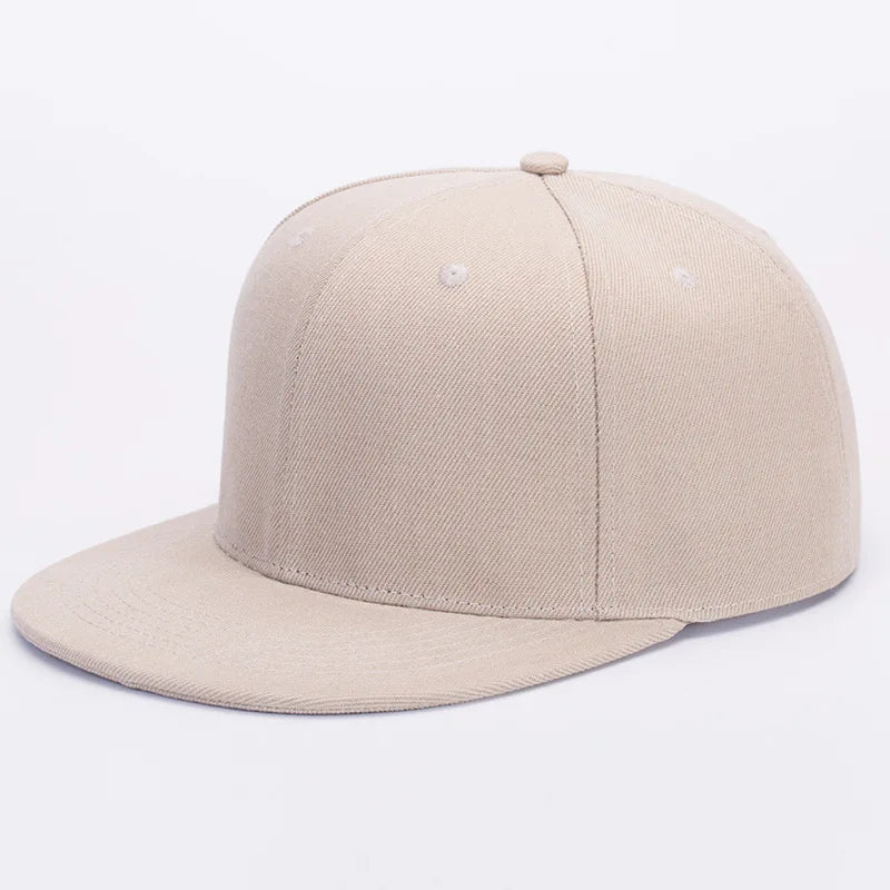 Unisex Flat Brim Snapback Hat For Men Women