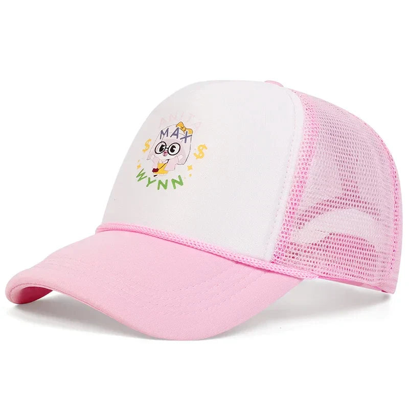 Unisex Girl Letter Printing Baseball Net Caps