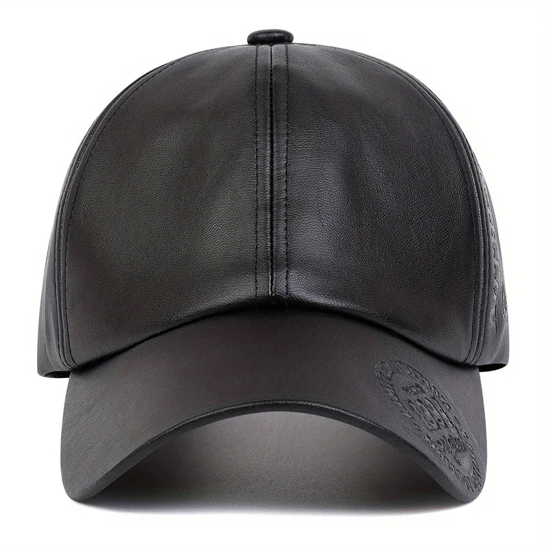 Unisex Vintage Leather Baseball Caps