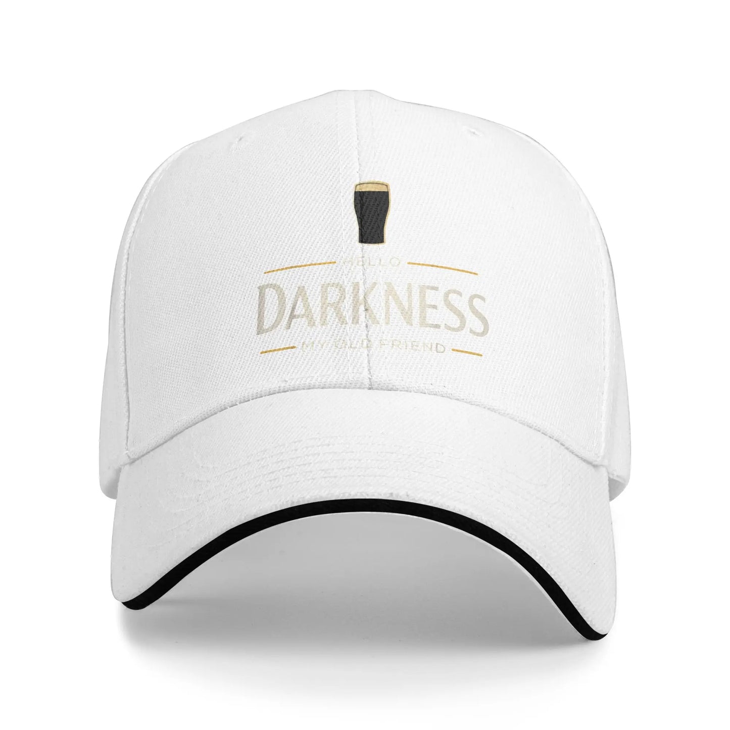 Adult St Paddys Day Hello Darkness My Old Friend Baseball Cap
