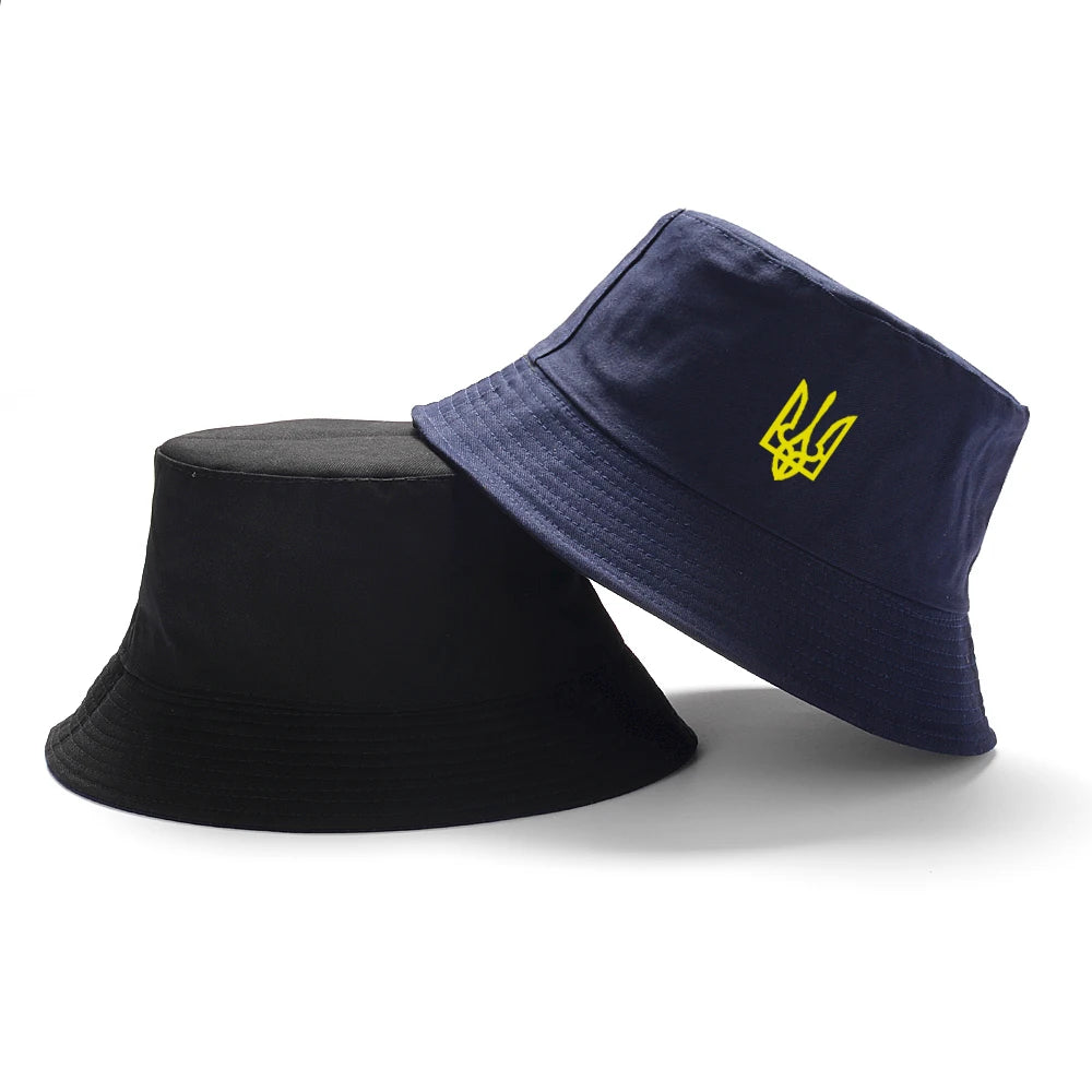 Blue Butterfly Harajuku Bucket Hat Casual Beach Sun Hat Panama Hat